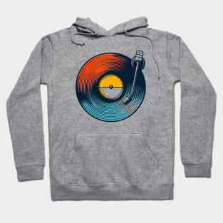 Retro Vinyl Record T-Shirt, Vintage Music Enthusiast Shirt Hoodie